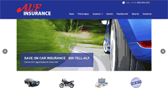 Desktop Screenshot of alfinsurance.com